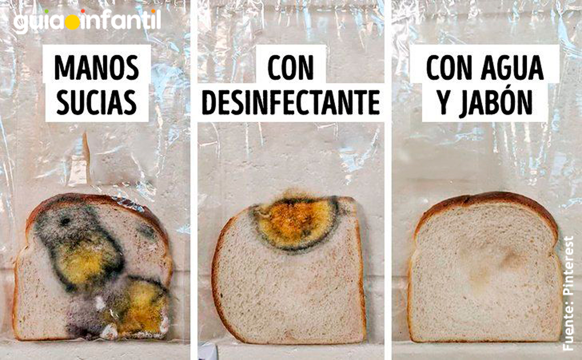 Resultados del experimento para niños