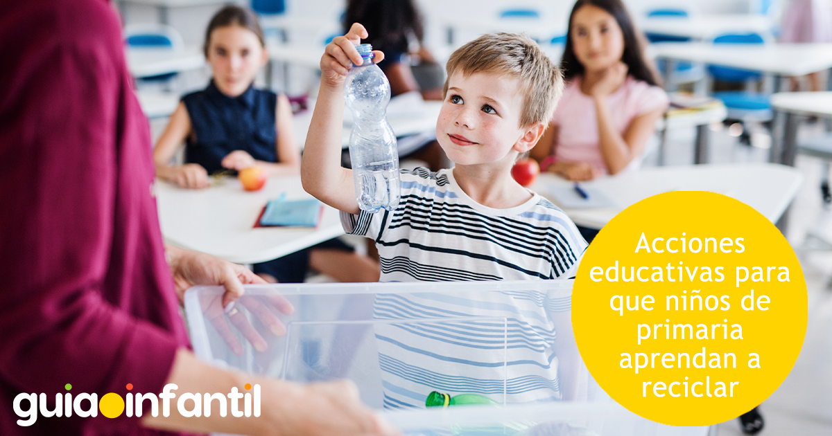 Actividades de reciclaje para niños de primaria
