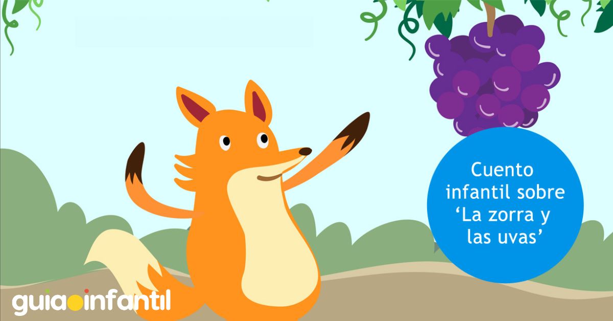 el cuento de la zorra y las uvas