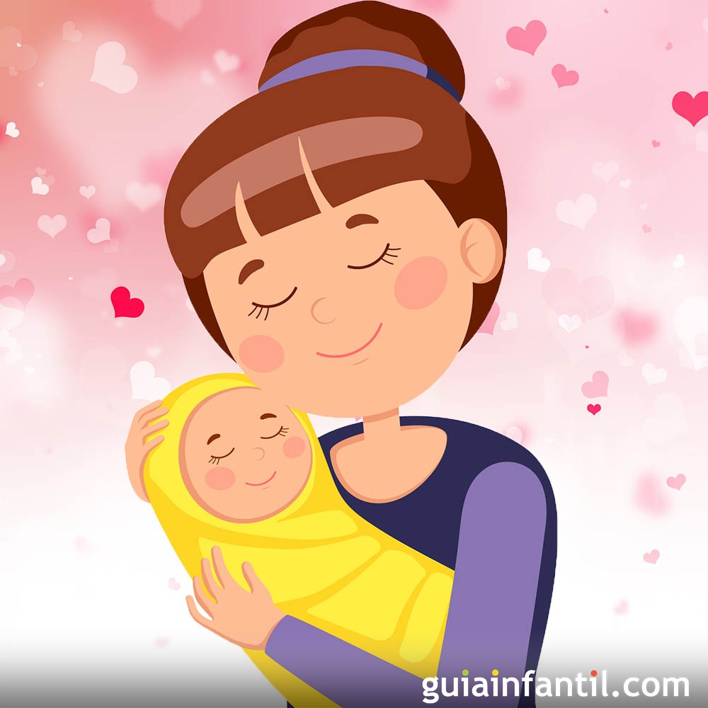 Poema del día de las madres. Sueña mi niño, image size:1000x1000