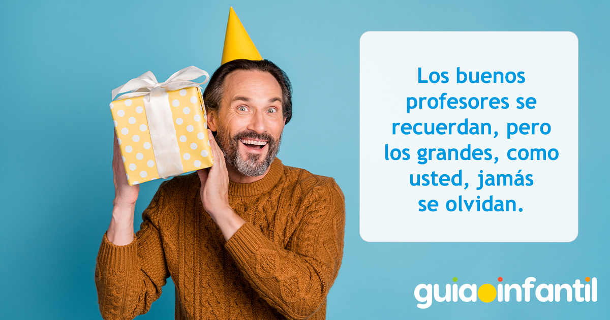 Postal de cumpleaños para maestros