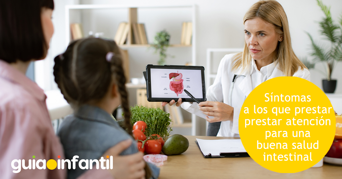 Síntomas de atención intestinal en niños