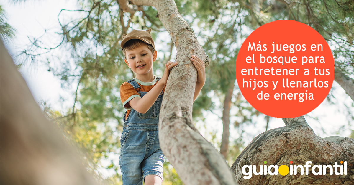 Juegos en el bosque para niños