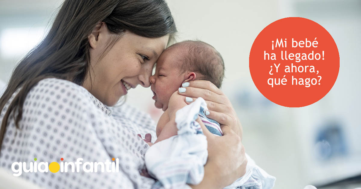 mamá primeriza y el bebé