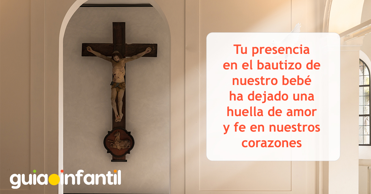 Frases para dedicar en un bautizo