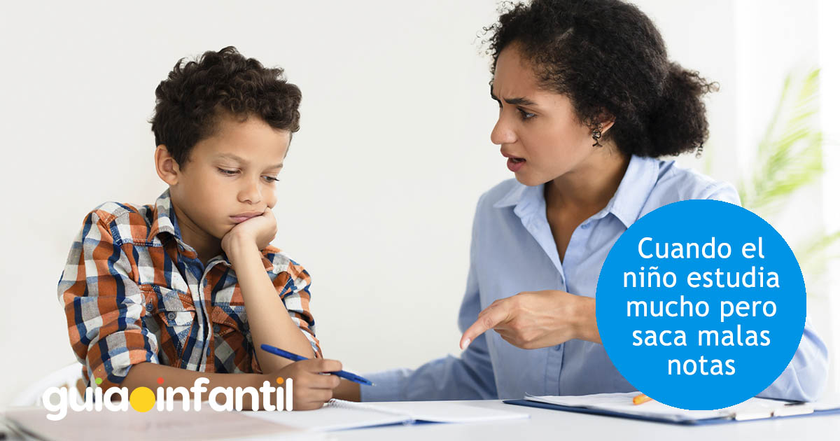 mi hijo estudia mucho y saca malas notas