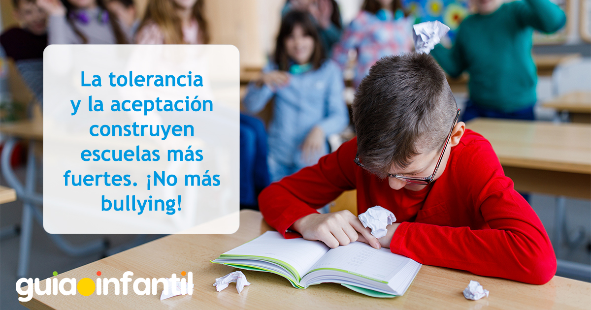 Pensamientos contra el bullying en niños