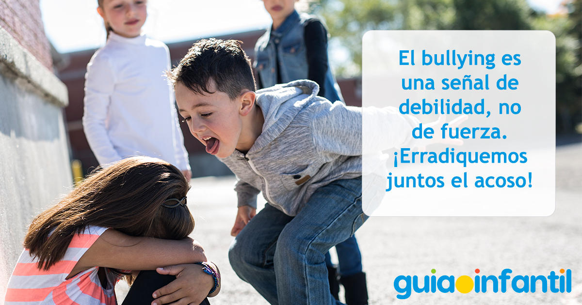 Frase antibullying para los niños