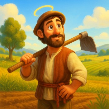 Biografía en cuento de San Isidro para niños. Lección de fe y generosidad
