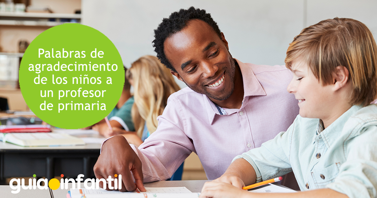 Palabras de agradecimiento para los maestros