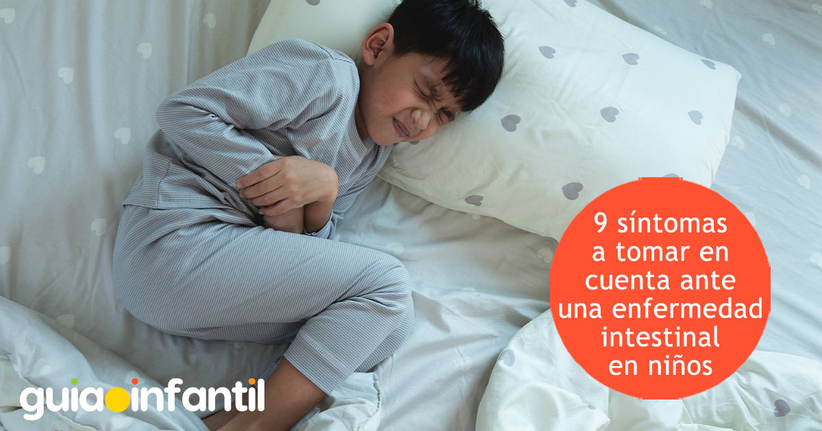 Síntomas de enfermedad intestinal en niños