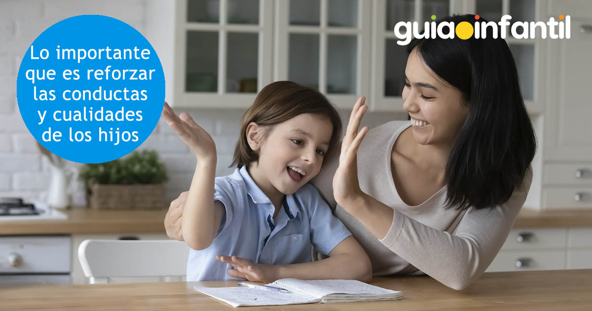 refuerzo positivo a los niños