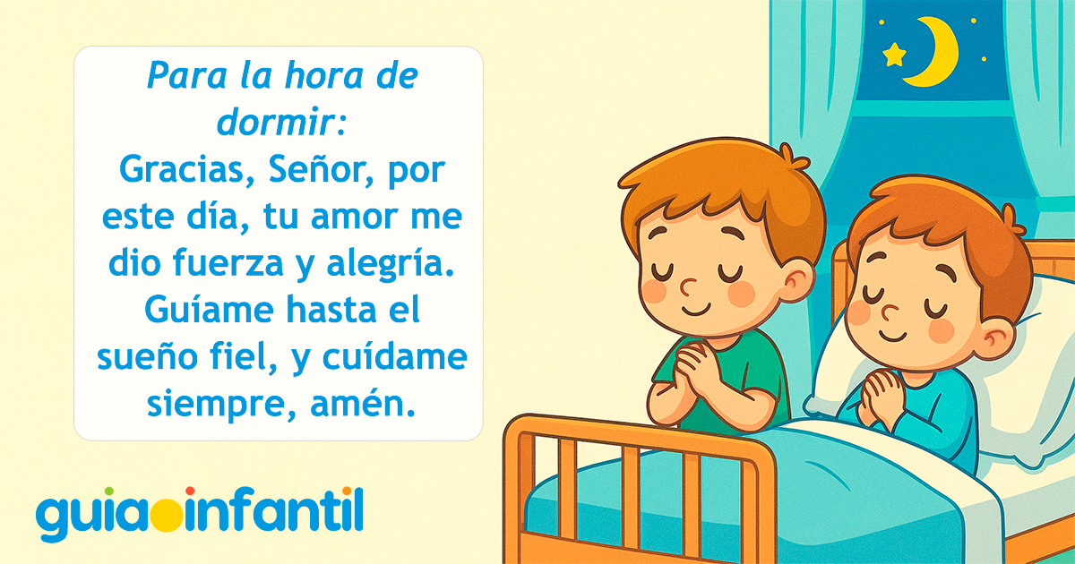 Oraciones para la hora de dormir