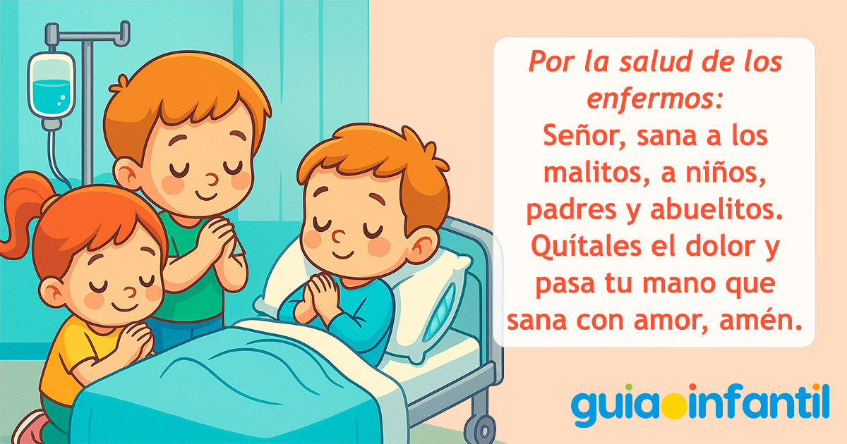 Postal de oración para los niños
