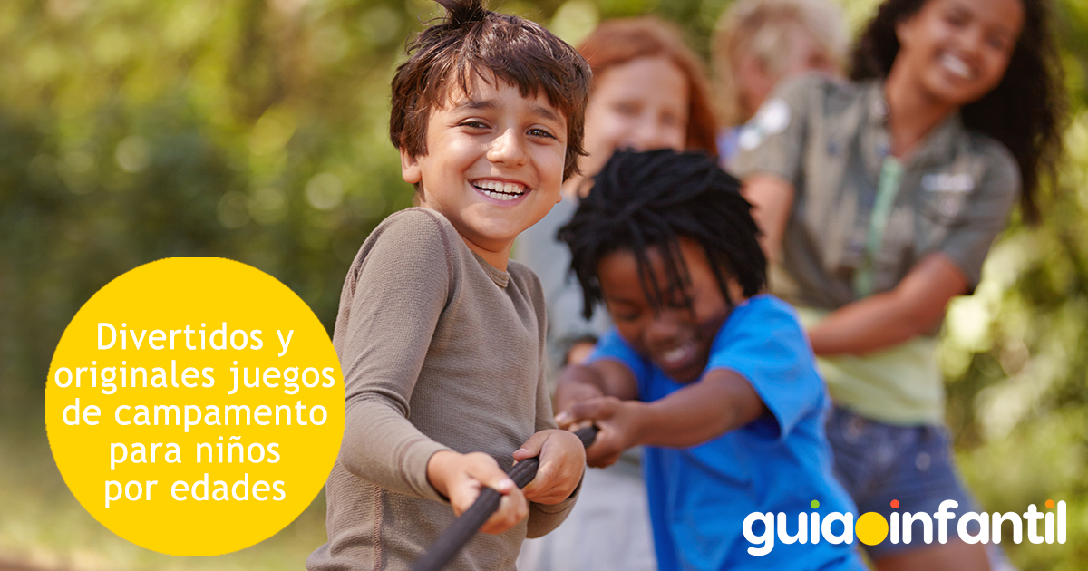Divertidos juegos de campamento para niños