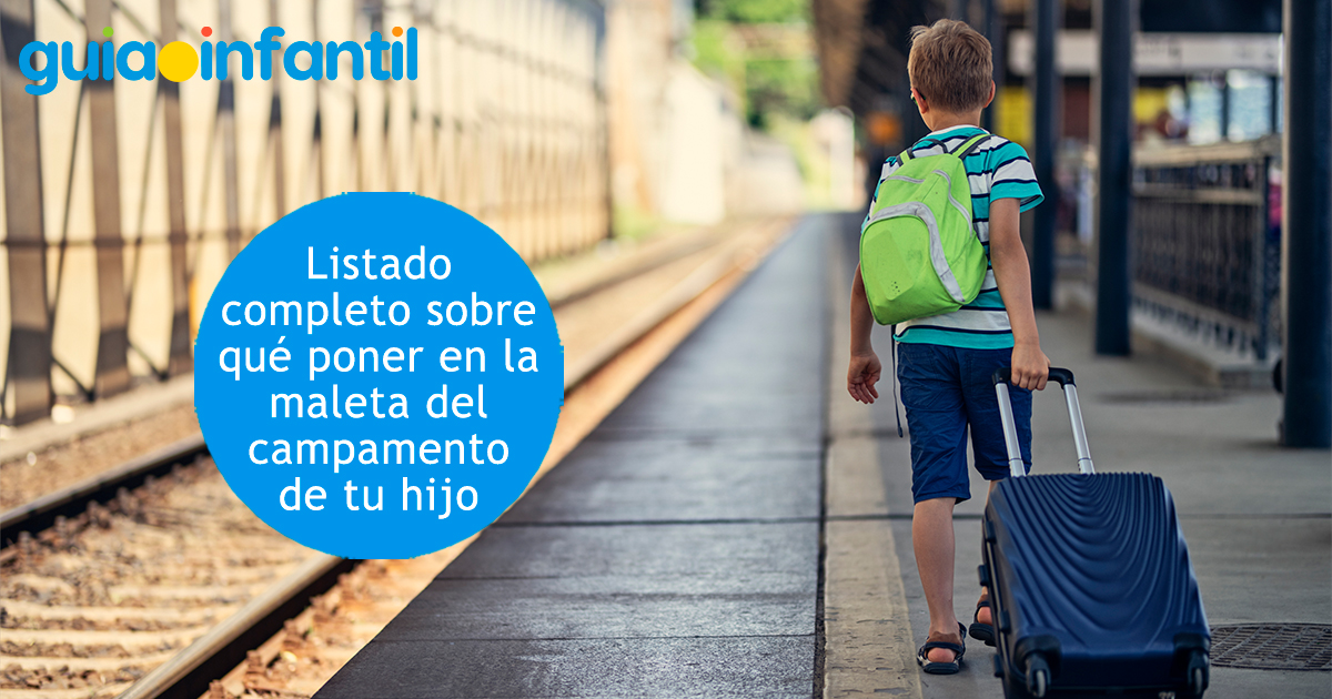 Listado de la maleta de summer camp para niños