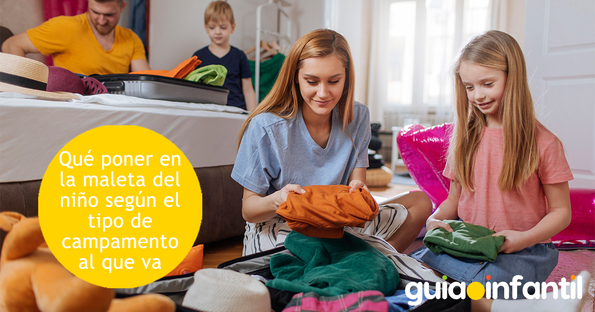 Maleta según el tipo de campamento