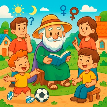 Cuento corto sobre la sabiduría que tienen los niños - El maestro Dositeo