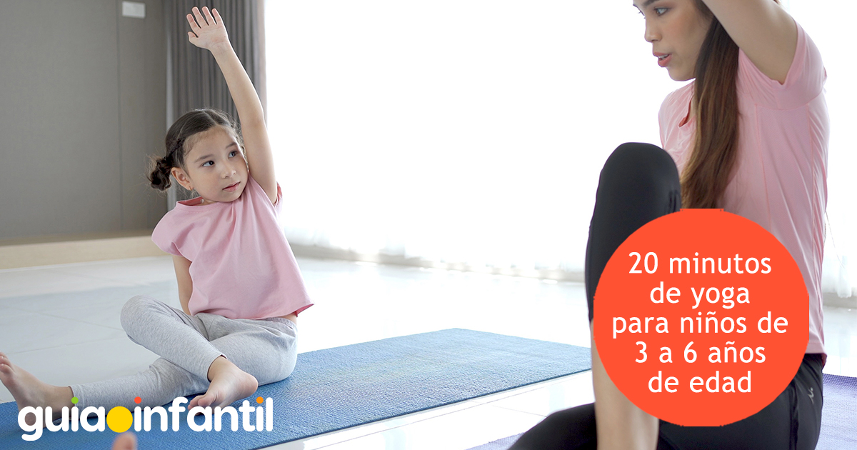 Sesión de yoga para niños de 3 a 6 años