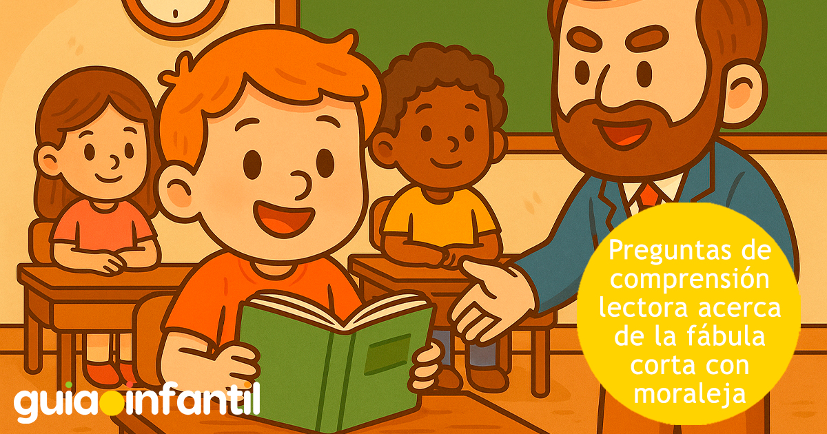 Preguntas de comprensión lectora sobre la fábula para niños