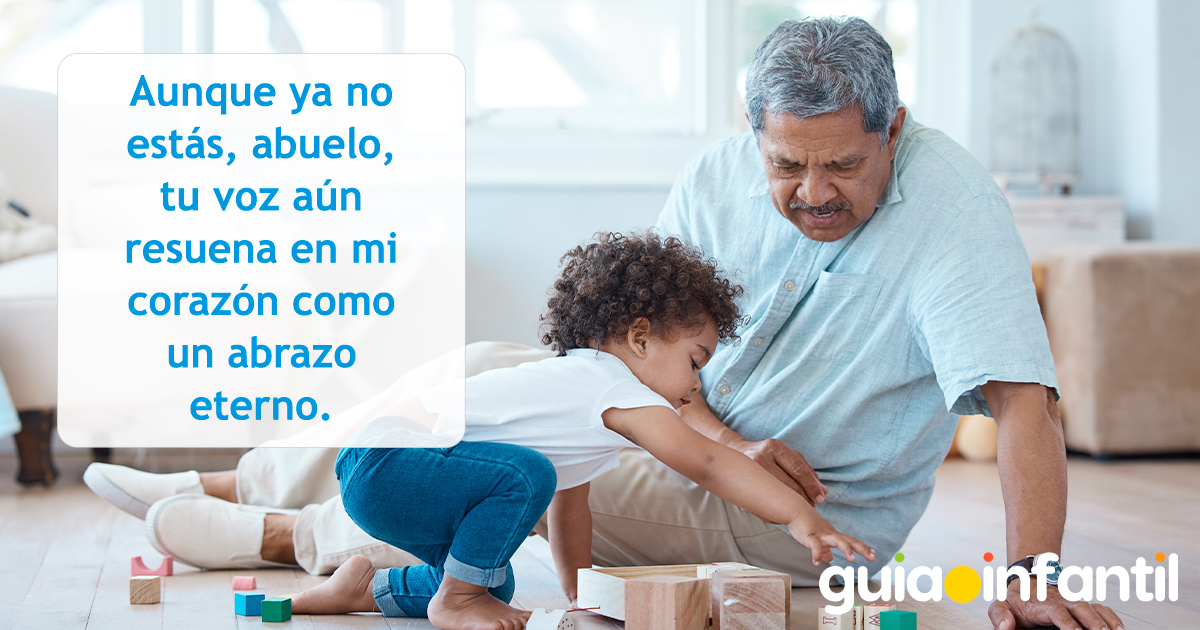 Las dedicatorias para los abuelos fallecidos de los niños