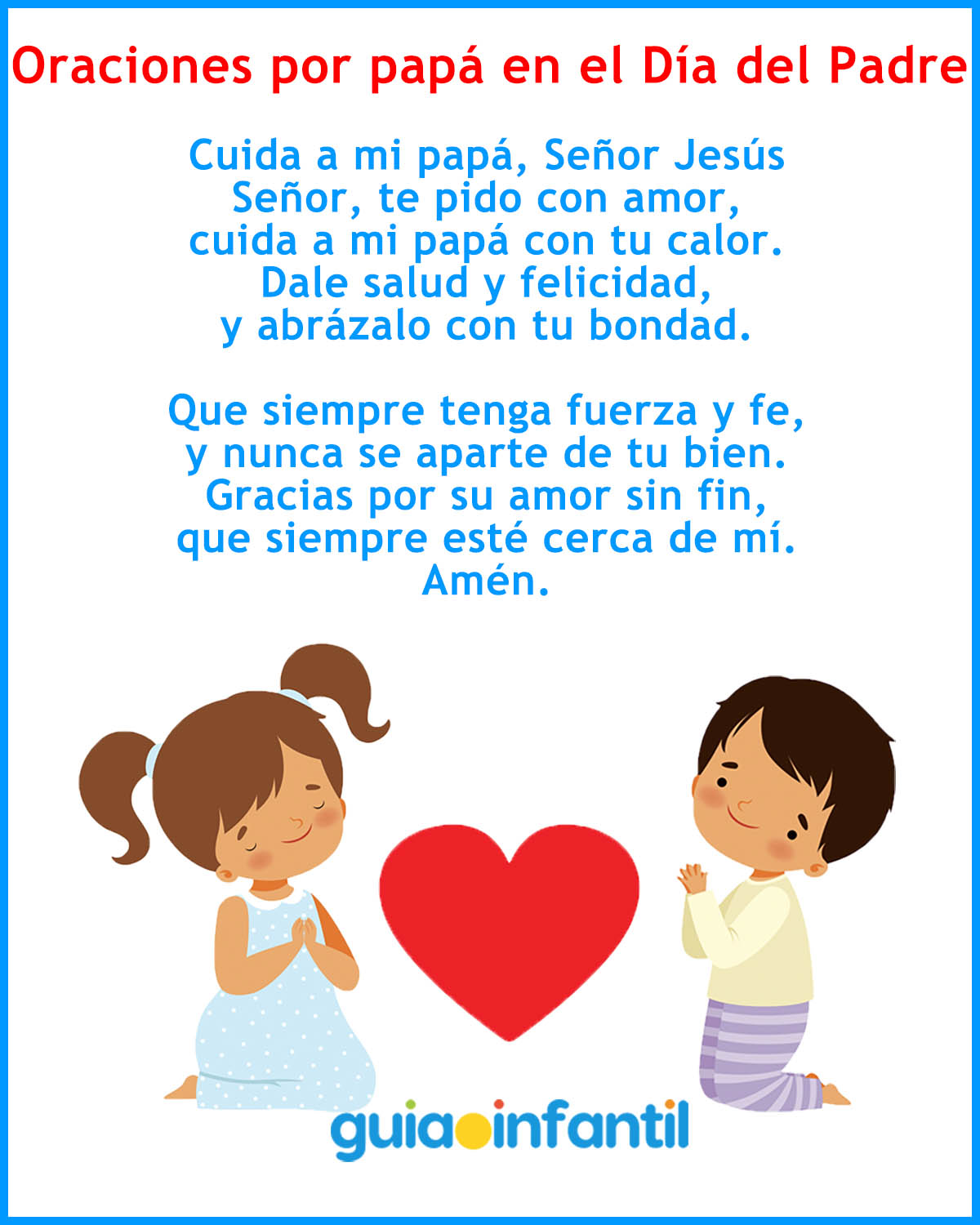 Oraciones para rezar por el Día del Padre