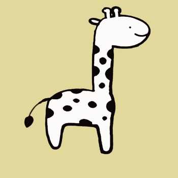Enseña a los niños a hacer un dibujo de una jirafa paso a paso