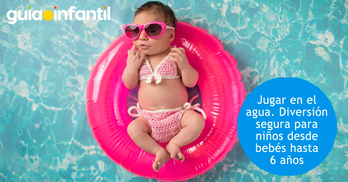 Jugar en el agua con bebés y niños