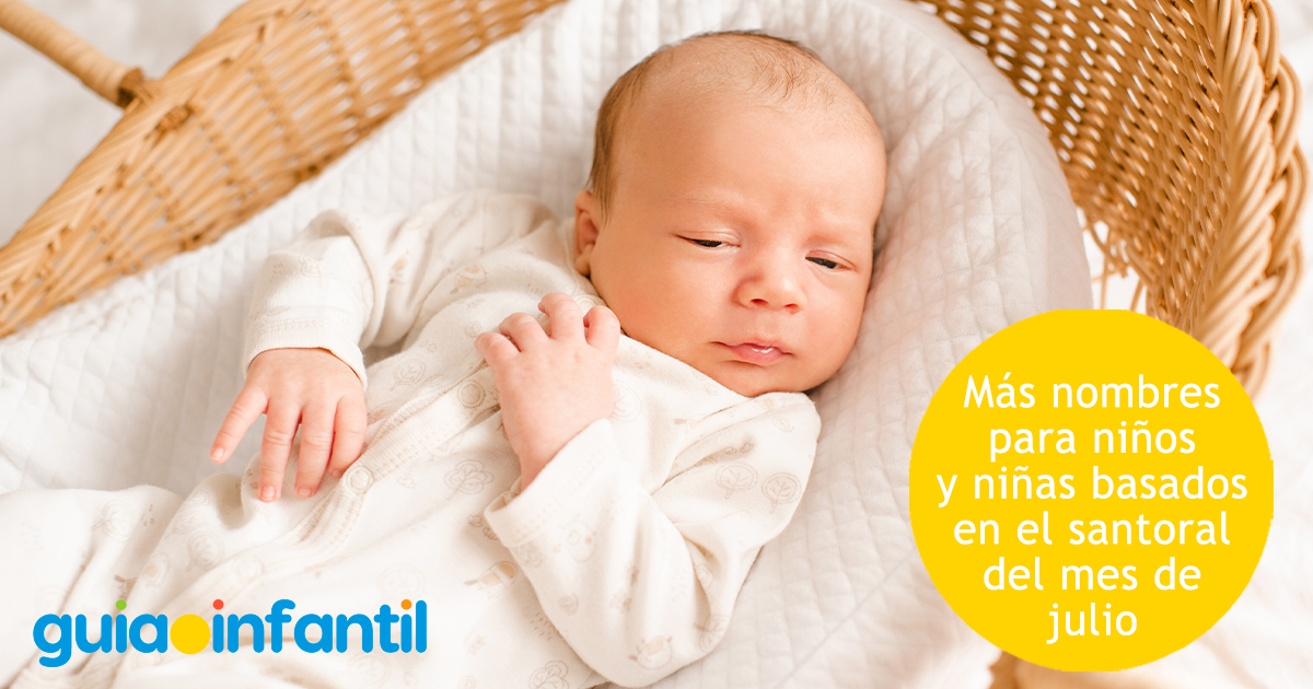 Nombres basados en el calendario del mes de julio