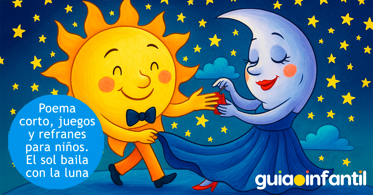 Poema corto para niños, El sol y la luna