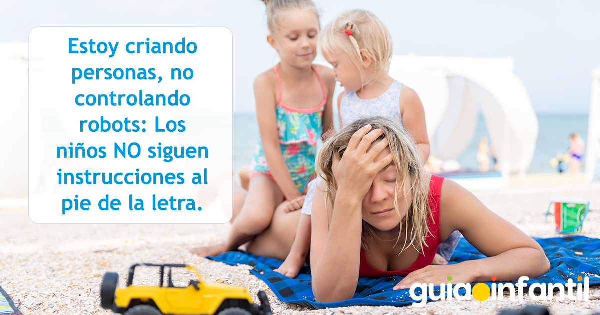 Agobio en las vacaciones familiares