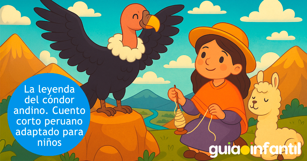 La leyenda del cóndor andino para niños