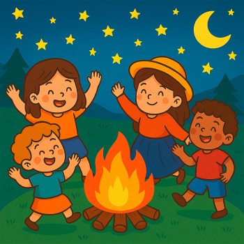 Aserrín, aserrán - Canción popular para niños de la noche de San Juan