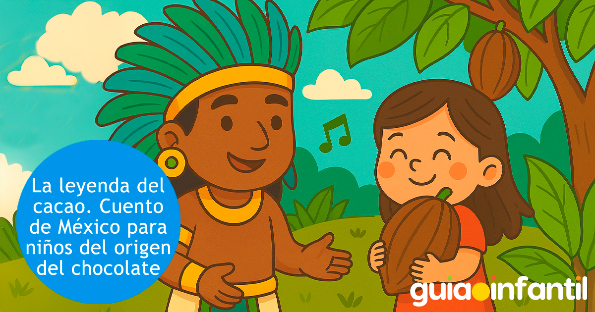 La leyenda del cacao para los niños