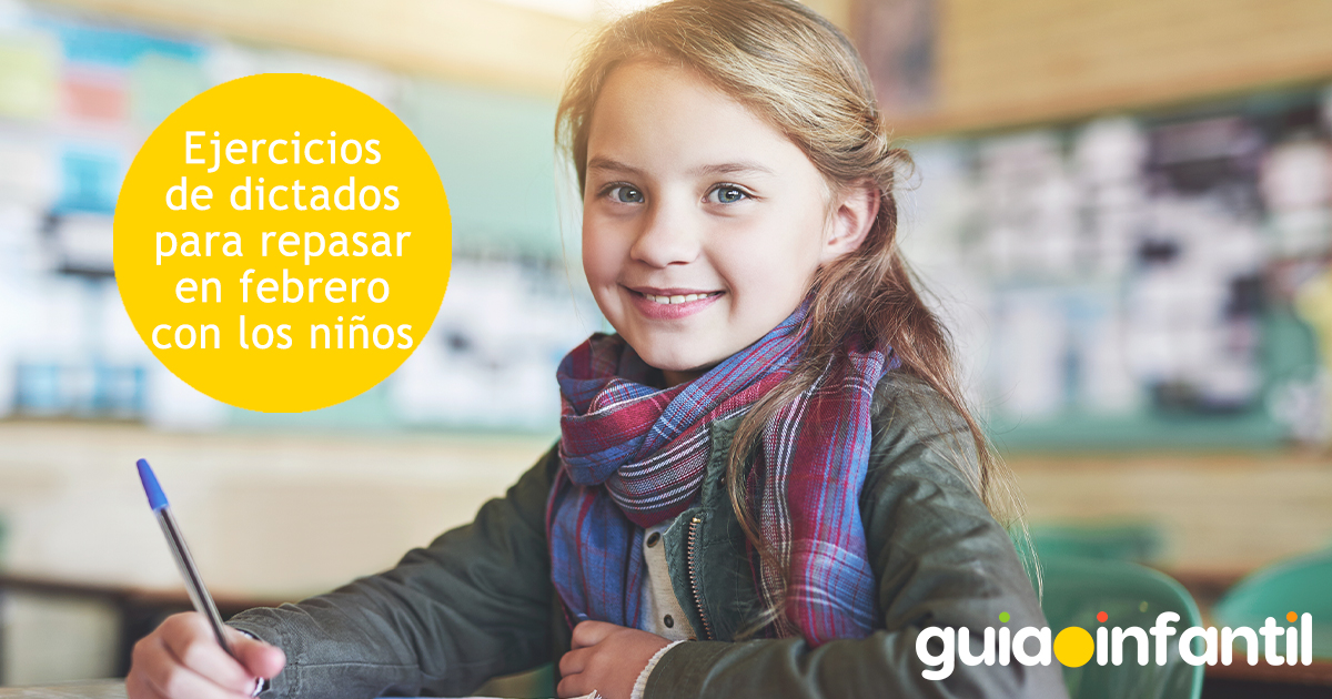 Dictados de febrero para niños
