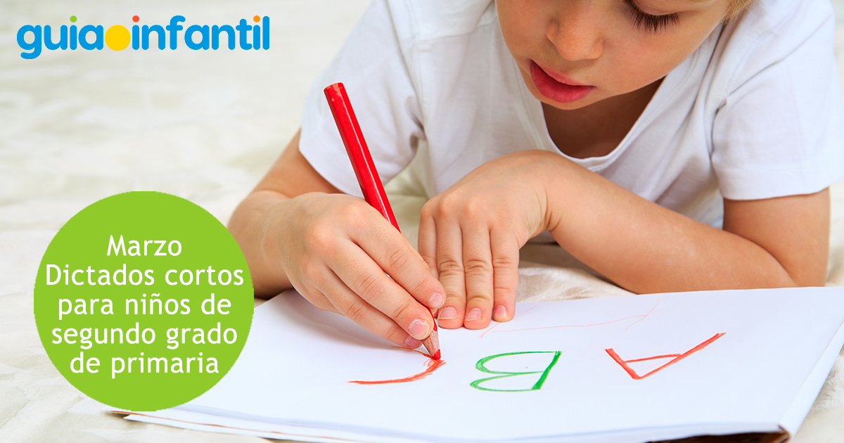 Dictados para niños de segundo de primaria en marzo