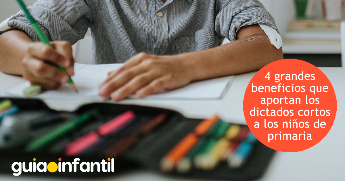 Beneficios de los dictados para niños de primaria