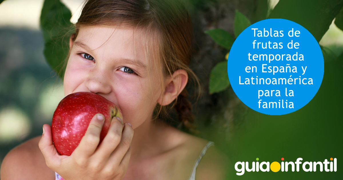 Tablas de fruta de temporada para la familia
