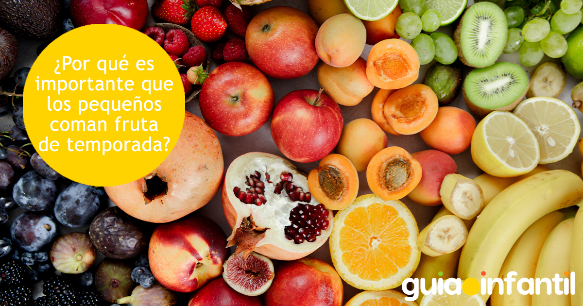 Importancia de las frutas de temporada para niños