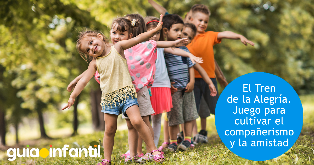 Juego del tren de la alegría para niños