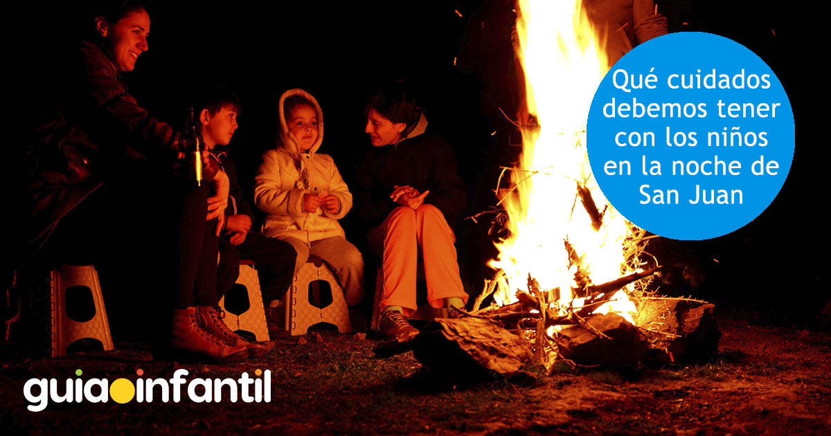 La Noche de San Juan y precauciones con los niños