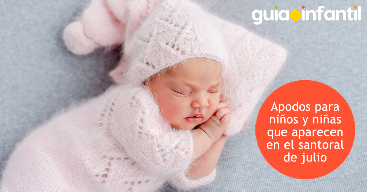 Apodos del mes de julio para niños