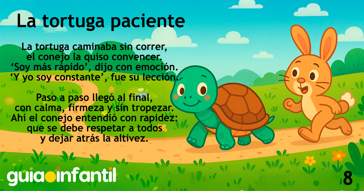 Poema, La tortuga paciente