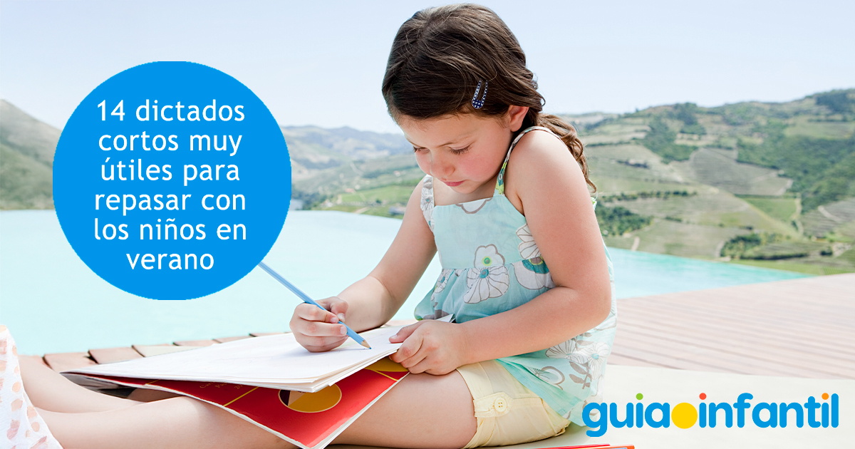 Dictados de verano para los niños