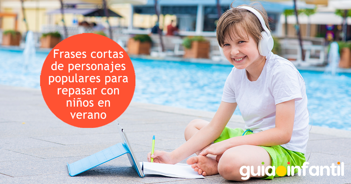 Frases populares del verano para niños