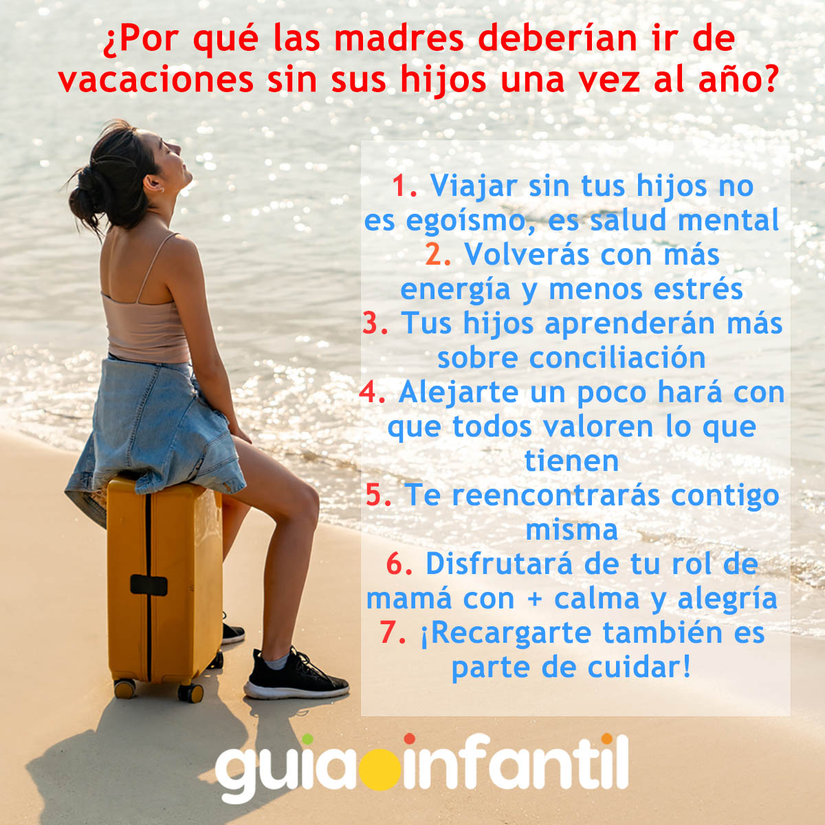 Razones para irse de vacaciones sola