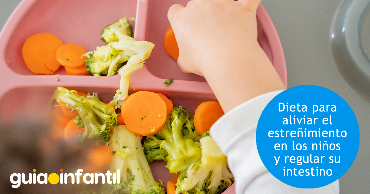 Dieta para aliviar el estreñimiento infantil