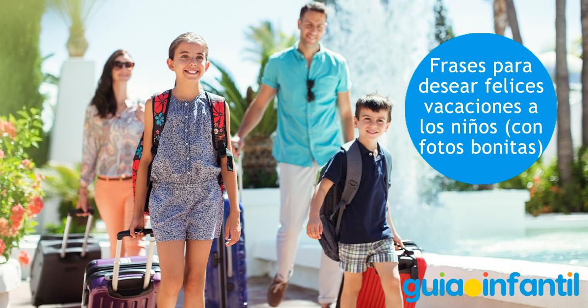 Frases de vacaciones para niños