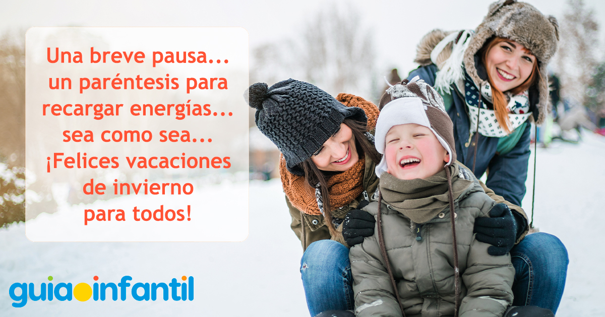 Postal de vacaciones para los niños
