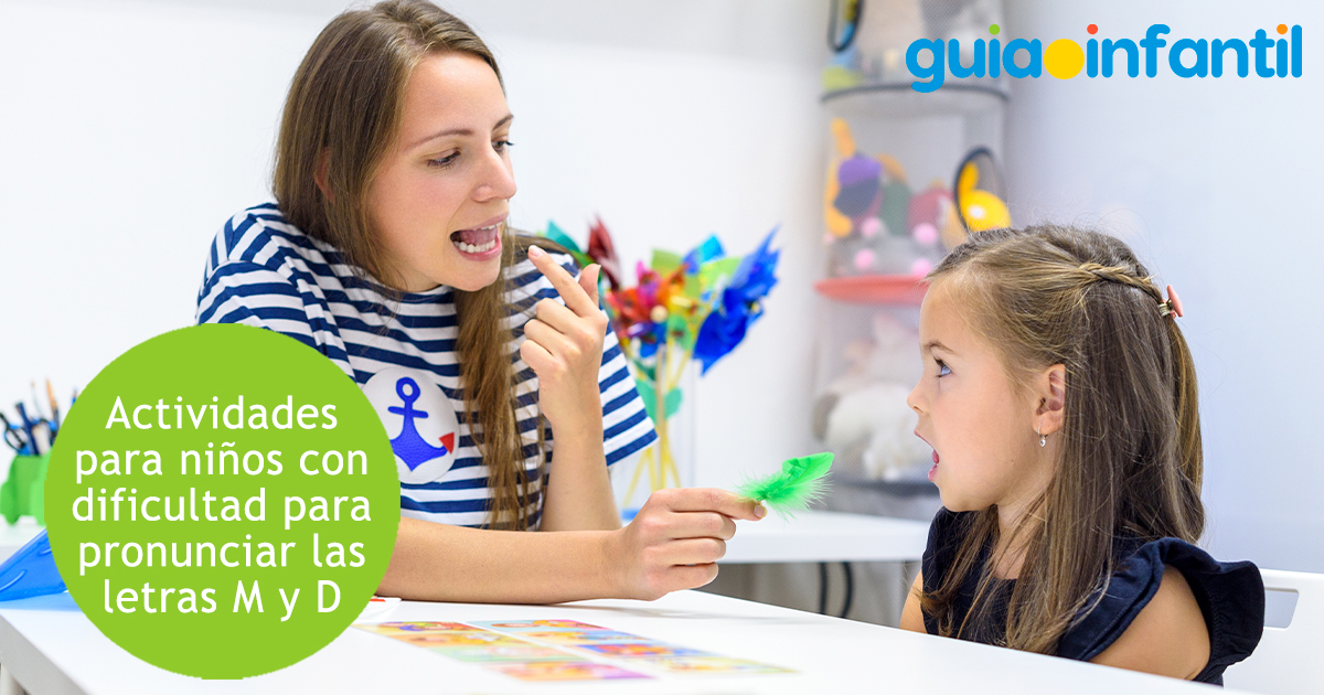 Dificultad para pronunciar la M y la D